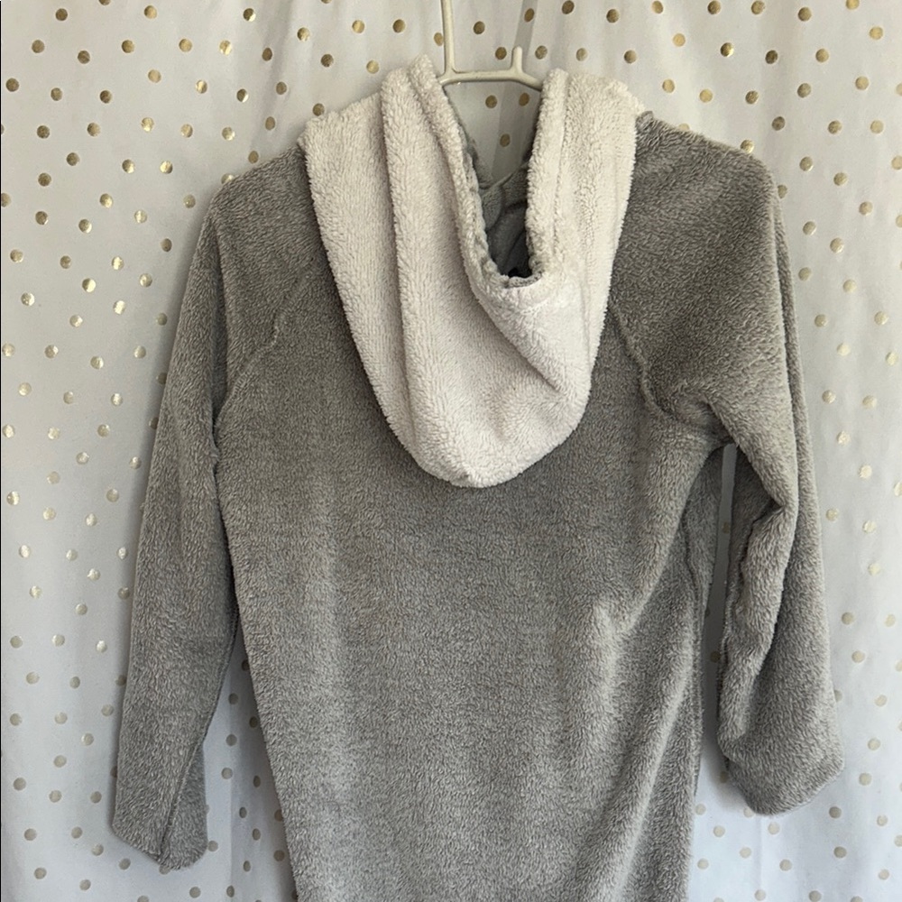 Disney Gray Hooded Robe with Mickey Pattern - Picture 12 of 12